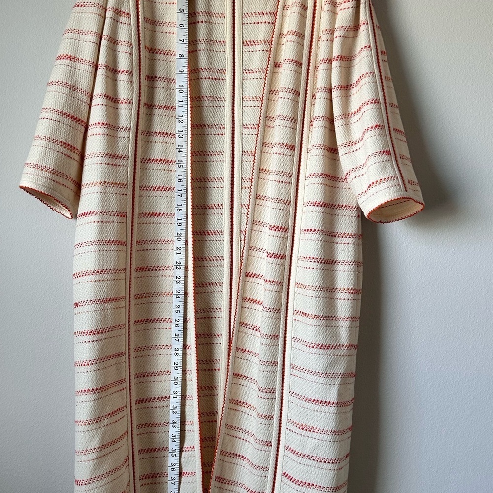 Lourdes Chávez dress and tunic size 12 beige color with orange stripes - Picture 11 of 16